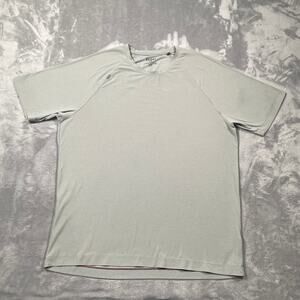 Rhone Reign Tee Shirt Mens XL Grey Performance Activewear Workout Training Gym